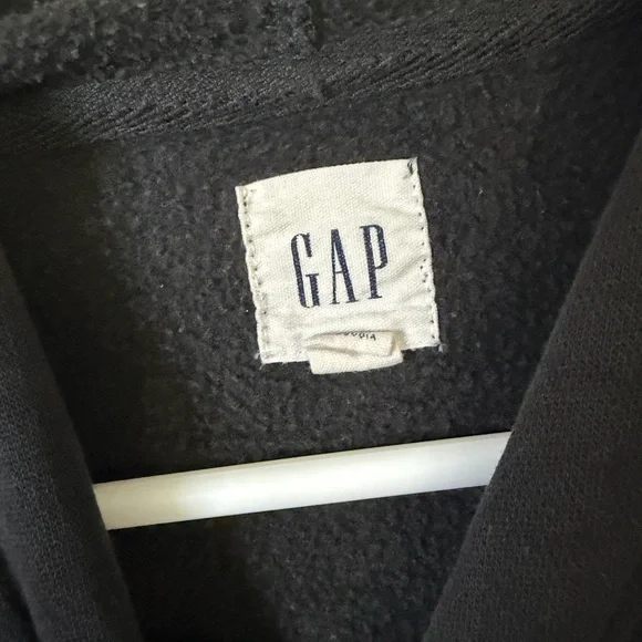 GAP Charcoal Hoodie with Tag Detail - Picture 3 of 5